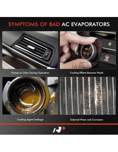 Núcleo de Evaporador A/C A-Premium para Toyota Yaris y Mazda CX-3