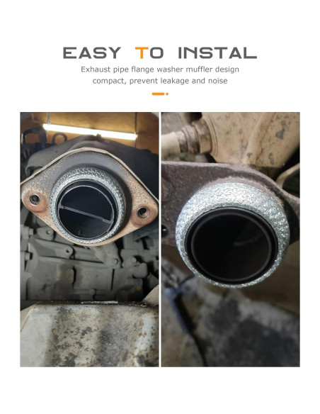 Junta de Colector de Escape SCUARI 45mm - Sello a Prueba de Fugas