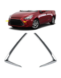 Cubierta Parachoques Delantera Cromada Toyota Yaris 2016-2020