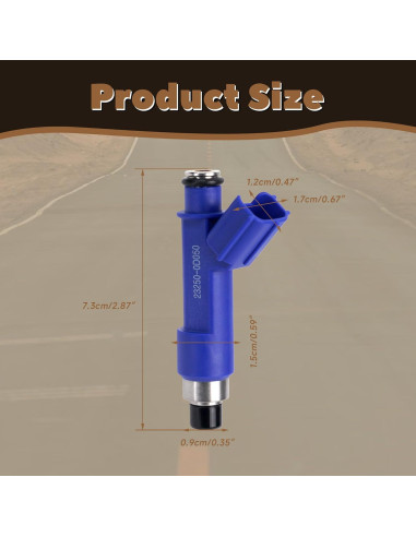 Inyectores de Combustible AJRICE 4PCS para Toyota Corolla Yaris Vibe