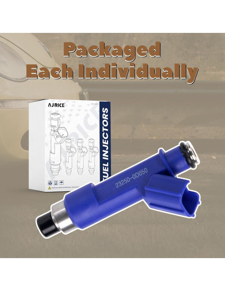 Inyectores de Combustible AJRICE 4PCS para Toyota Corolla Yaris Vibe