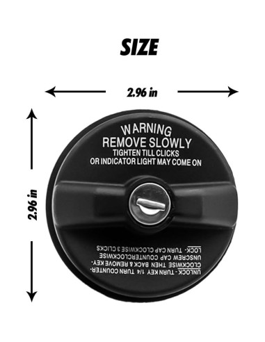 Tapa de combustible CADICATV para Toyota, Nissan y Chevy