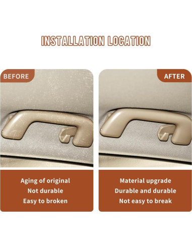 Mango de Agarre de Techo PAIMOHO para Toyota Corolla y más