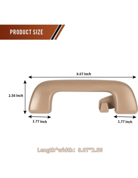 Mango de Agarre de Techo PAIMOHO para Toyota Corolla y más