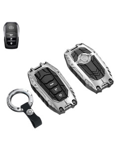 Funda Protectora para Llave Toyota Femibon Tipo-A Plata 2019-2025