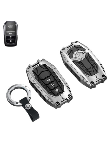 Funda Protectora para Llave Toyota Femibon Tipo-A Plata 2019-2025