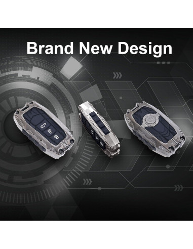 Funda Protectora para Llave Toyota Femibon Tipo-A Plata 2019-2025