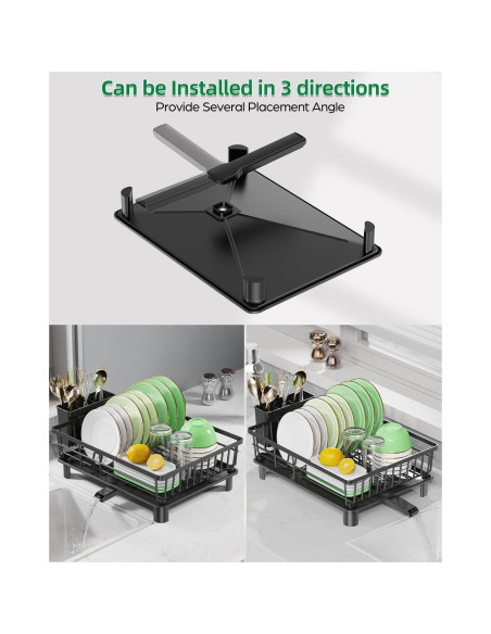 Escurridor de Platos CosyPic de Acero Inoxidable 28x38 cm