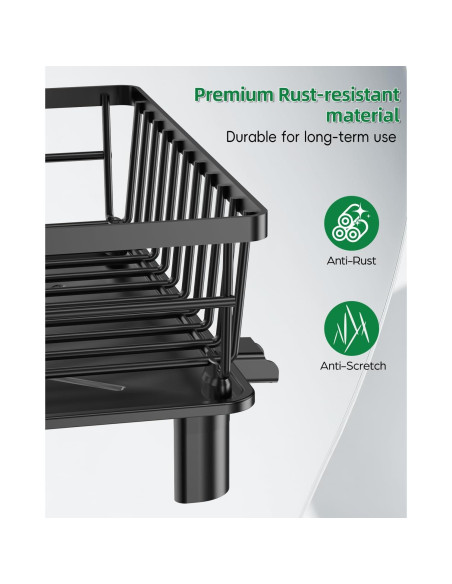 Escurridor de Platos CosyPic de Acero Inoxidable 28x38 cm