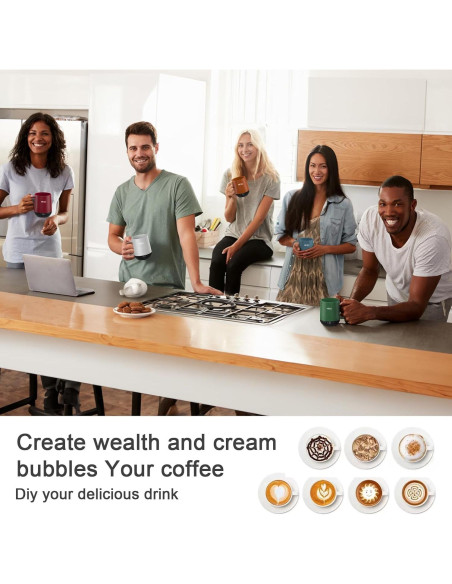 Taza Inteligente VFZO 355ml Autocalentable Negro 65C