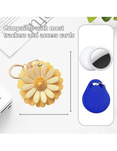 Llavero Decorativo Genérico Funda GPS Cuero PU 8.9x8.9 cm 2