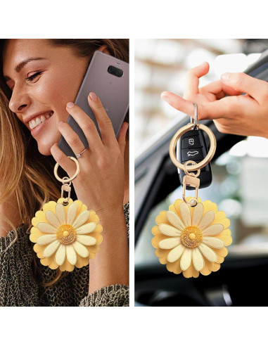 Llavero Decorativo Genérico Funda GPS Cuero PU 8.9x8.9 cm