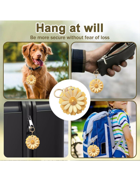 Llavero Decorativo Genérico Funda GPS Cuero PU 8.9x8.9 cm