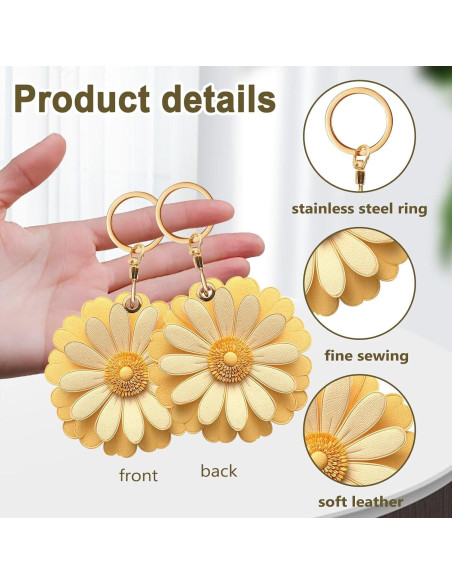 Llavero Decorativo Genérico Funda GPS Cuero PU 8.9x8.9 cm