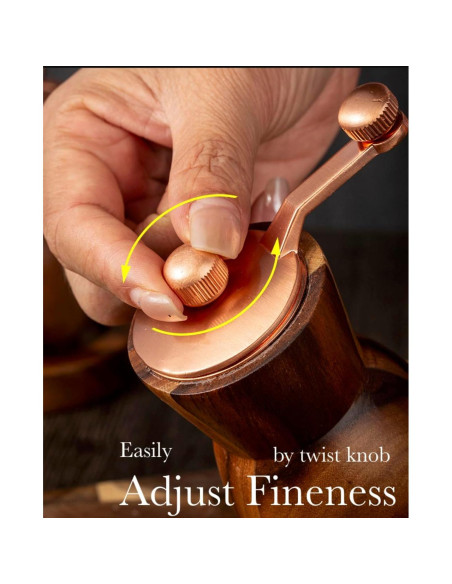 Juego de Molinillos de Sal y Pimienta Stelalloy de Madera