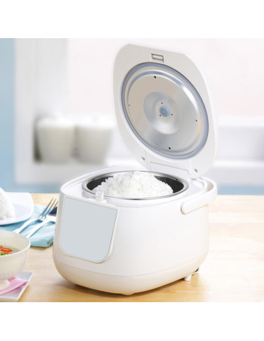 Olla Arrocera de Acero Inoxidable Angoily 2L 6 Tazas