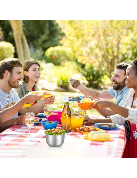 Olla Arrocera de Acero Inoxidable Angoily 2L 6 Tazas