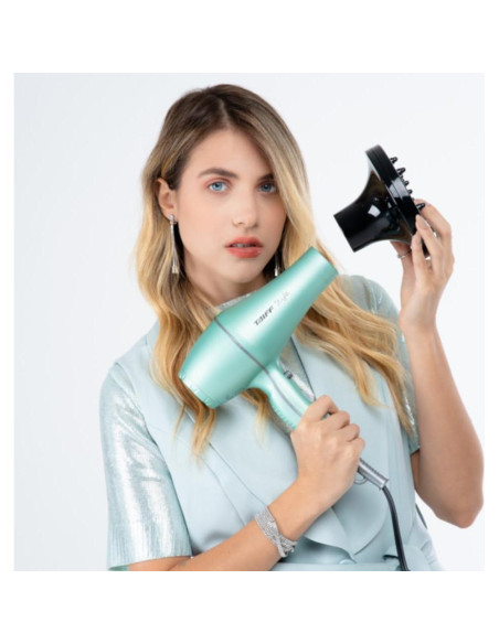 Secador de Pelo Taiff Style IonSense 1875W Verde con Difusor