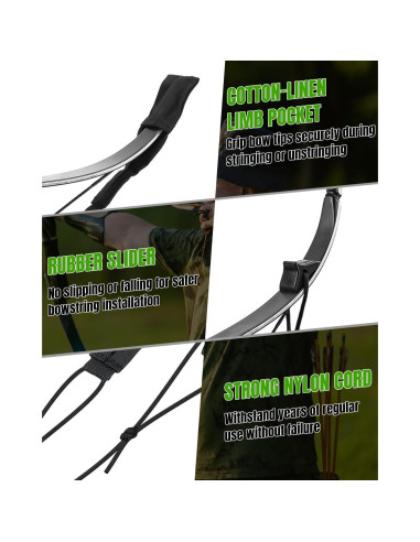 Herramienta de Stringer para Arcos Pawfly HY8611 con Protectores