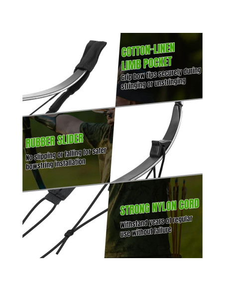 Herramienta de Stringer para Arcos Pawfly HY8611 con Protectores