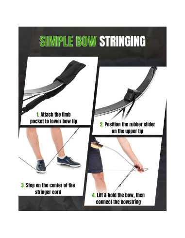 Herramienta de Stringer para Arcos Pawfly HY8611 con Protectores