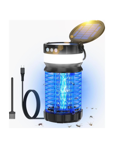 Trampa de Mosquitos Eléctrica Bluelage BK22-MR Solar y USB