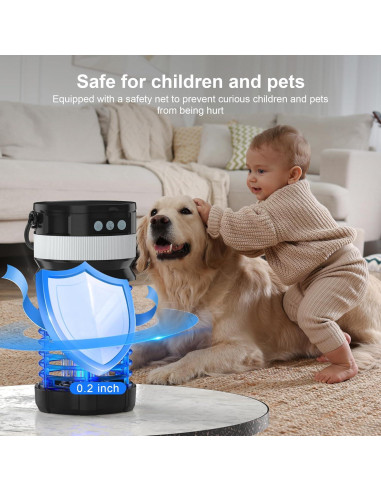 Trampa de Mosquitos Eléctrica Bluelage BK22-MR Solar y USB