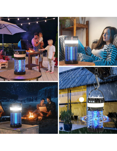 Trampa de Mosquitos Eléctrica Bluelage BK22-MR Solar y USB