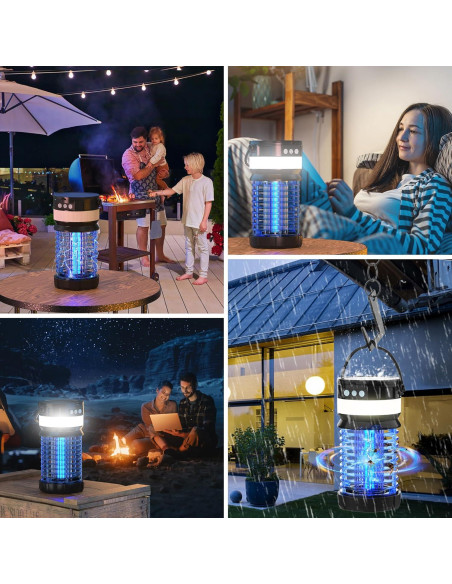 Trampa de Mosquitos Eléctrica Bluelage BK22-MR Solar y USB