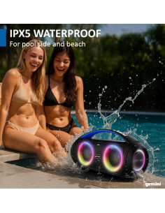 Altavoz Boombox Bluetooth Gemini GGO-230L 50W con LED y FM 2