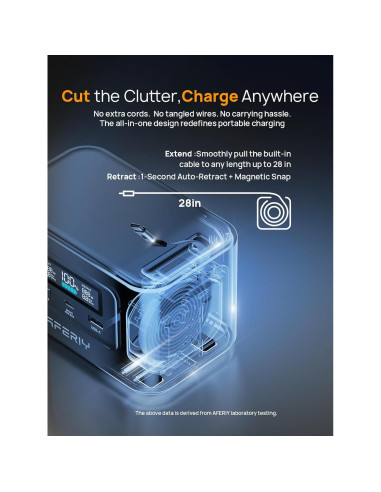 Estación de Energía Portátil AFERIY Nano100 145W 99.2Wh