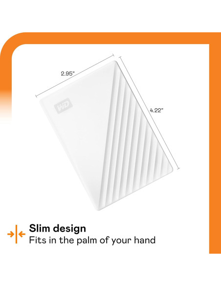 Disco Duro Externo 5TB WD Mi Pasaporte Blanco USB 3.0