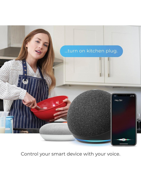 Enchufe Inteligente Wi-Fi Globe Electric 50329, 1 Salida, Blanco