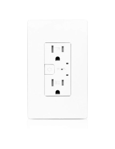 Enchufe Inteligente de Pared JUNLIT 2 Puertos Control Remoto WiFi