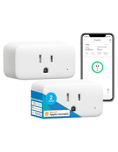 Enchufe Inteligente SwitchBot Mini HomeKit 15A WiFi 2.4G