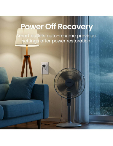 Enchufe Inteligente GHome Smart Wi-Fi 2.4G Control por Voz