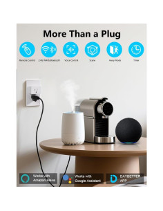 Enchufe Inteligente DAYBETTER 15A WiFi Alexa Google 4 Unidades 2