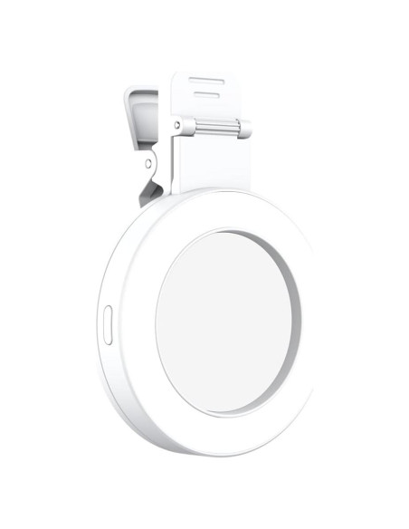 Luz de Anillo Selfie Andoer Clip-on con Espejo 3 Modos