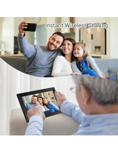 Marco de Fotos Digital AEEZO 10.1" WiFi Pantalla Táctil 32GB 2