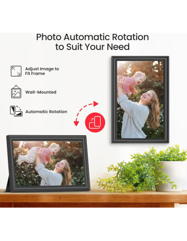 Marco de Fotos Digital Frameo WiFi 15.6" 64GB Pantalla Full HD