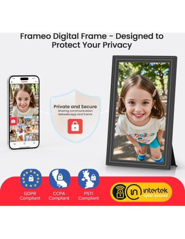 Marco de Fotos Digital Frameo WiFi 15.6" 64GB Pantalla Full HD