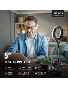 Luz de Anillo LED NEEWER BR60 10W Ajustable para Selfies 2