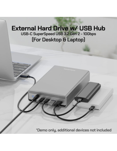 Disco Duro Externo Avolusion PRO-G1 12TB USB-C 10Gbps