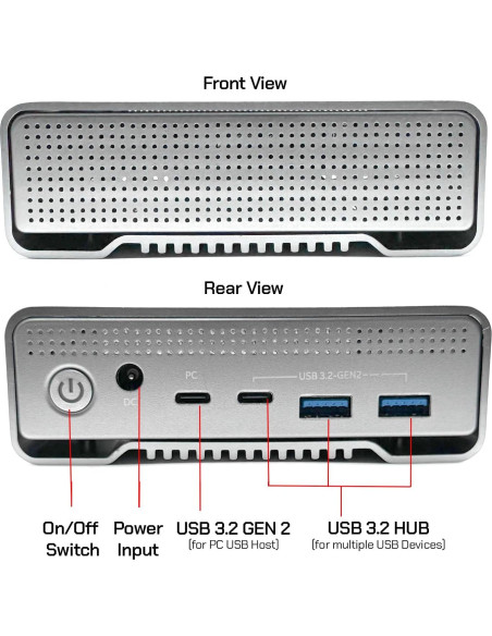 Disco Duro Externo Avolusion PRO-G1 12TB USB-C 10Gbps