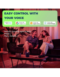 Bombillas Inteligentes E12 Matter 6W 4PCS RGBW Compatible con Alexa 2