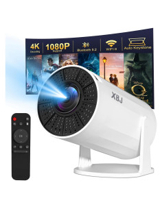 Proyector Portátil XBJ LXPT001 1080P WiFi Bluetooth Blanco