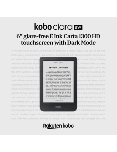 Kobo Clara BW eReader 6" Pantalla Táctil Resistente al Agua 16GB