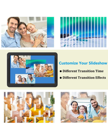 Marco de Foto Digital Atatat P800 8" IPS 1920x1080 Brillo Ajustable