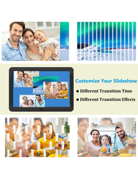 Marco de Foto Digital Atatat P800 8" IPS 1920x1080 Brillo Ajustable