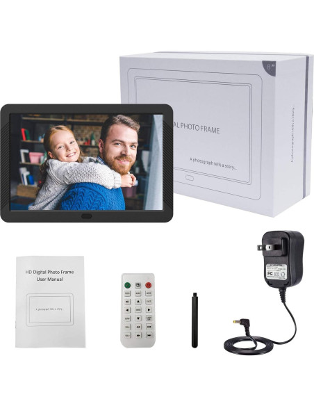 Marco de Foto Digital Atatat P800 8" IPS 1920x1080 Brillo Ajustable